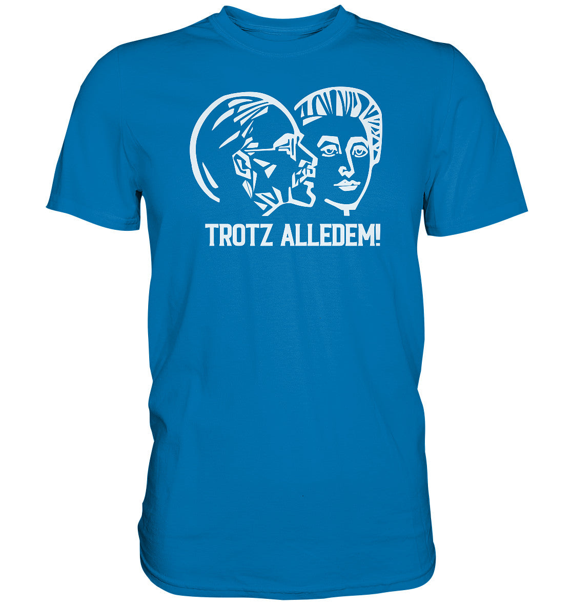 DDR Ostalgie Shirt Unisex • DDR STAATSRATSGEBÄUDE - TROTZ ALLEDEM!