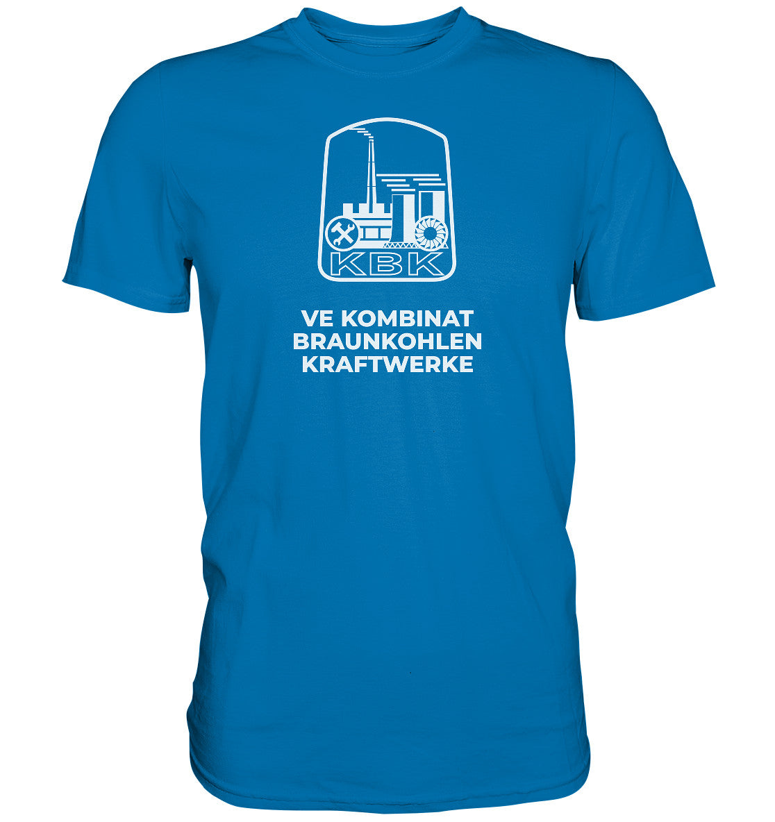 DDR Ostalgie Shirt Unisex • VE KOMBINAT BRAUNKOHLENKRAFTWERKE JÄNSCHWALDE