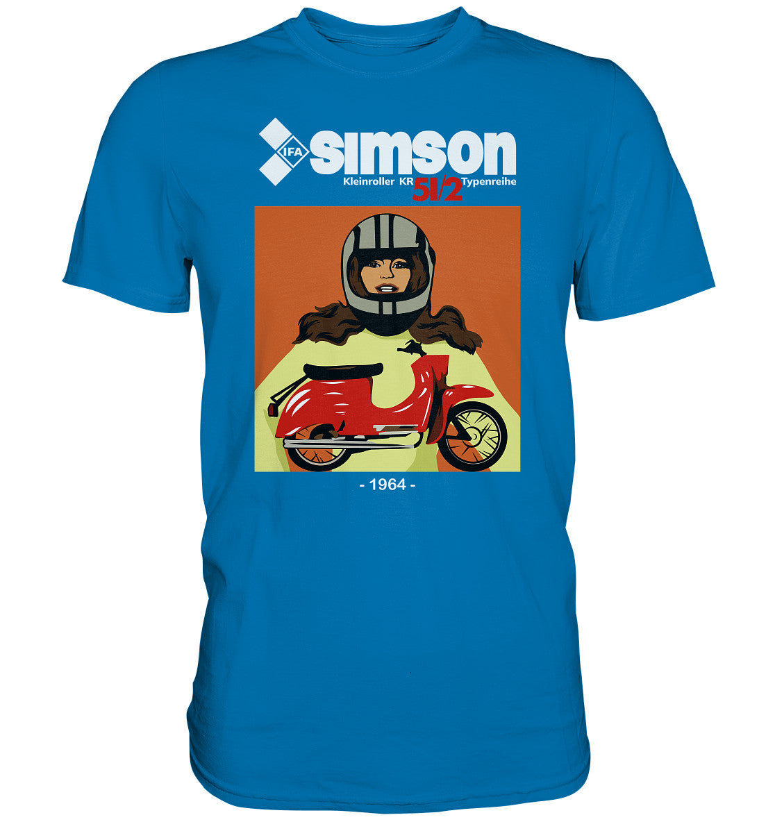 DDR Ostalgie Shirt Unisex • SIMSON SCHWALBE KR51-2 (1964)