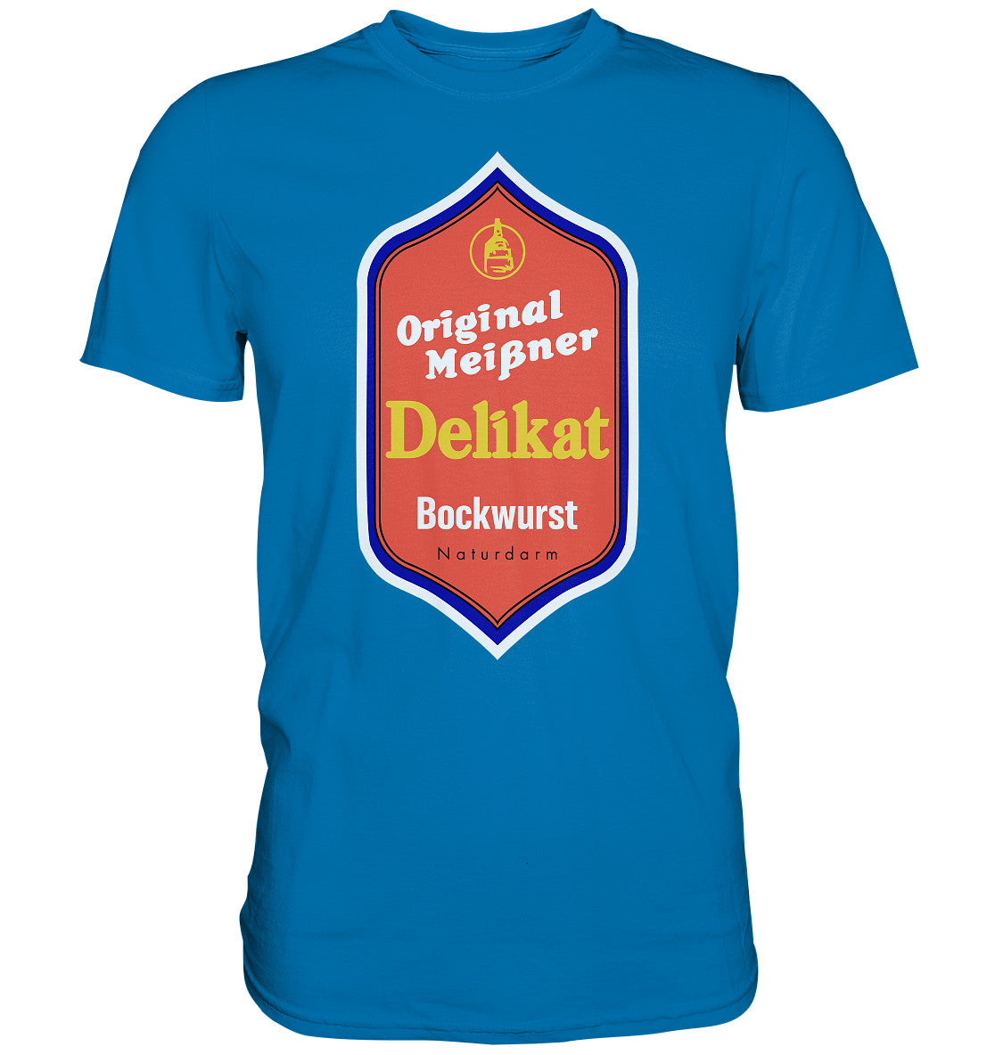 DDR Ostalgie Shirt Unisex • MEISSNER DELIKAT BOCKWURST