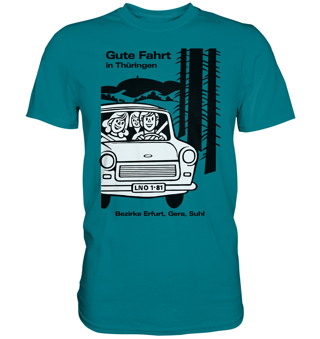 DDR Ostalgie Shirt Unisex • GUTE FAHRT IN THÜRINGEN