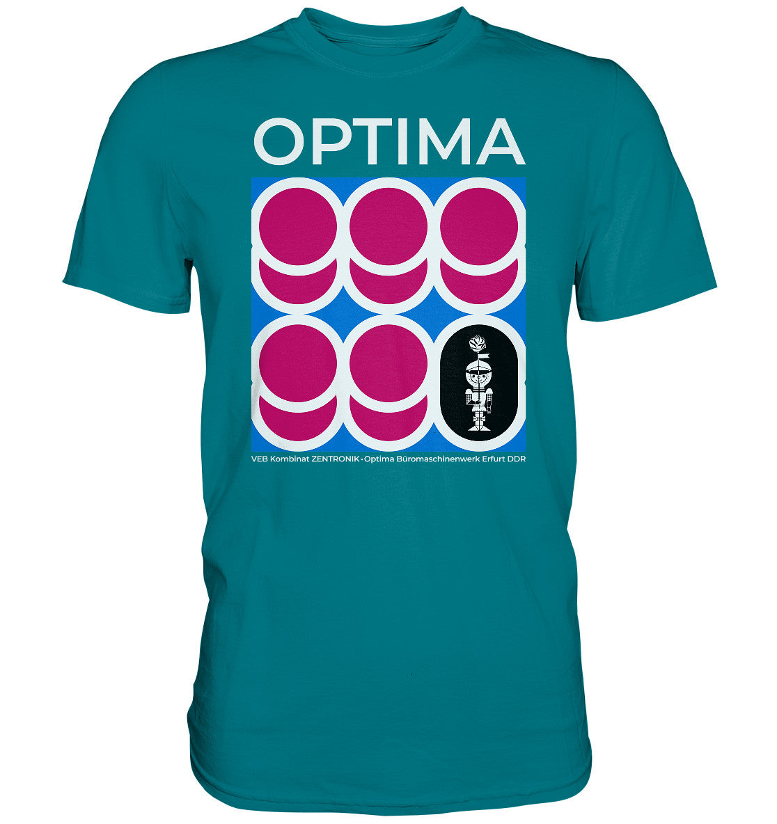 DDR Ostalgie Shirt Unisex • OPTIMA KOMBINAT ZENTRONIK ERFURT