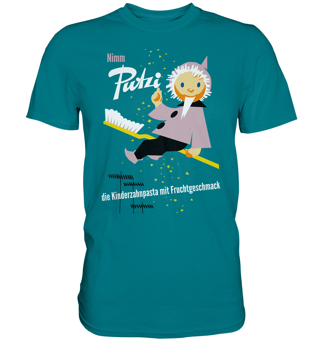 DDR Ostalgie Shirt Unisex • PUTZI KINDERZAHNPASTA
