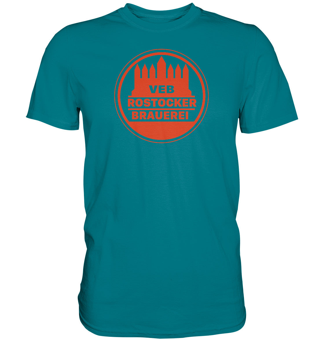 DDR Ostalgie Shirt Unisex • VEB ROSTOCKER BRAUEREI