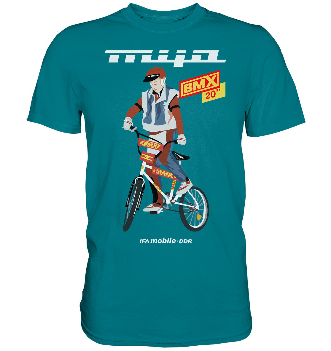 DDR Ostalgie Shirt Unisex • MIFA BMX - ORIGINAL WERBUNG