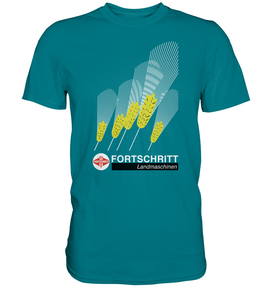 DDR Ostalgie Shirt Unisex • FORTSCHRITT LANDMASCHINEN - PLAKATMOTIV