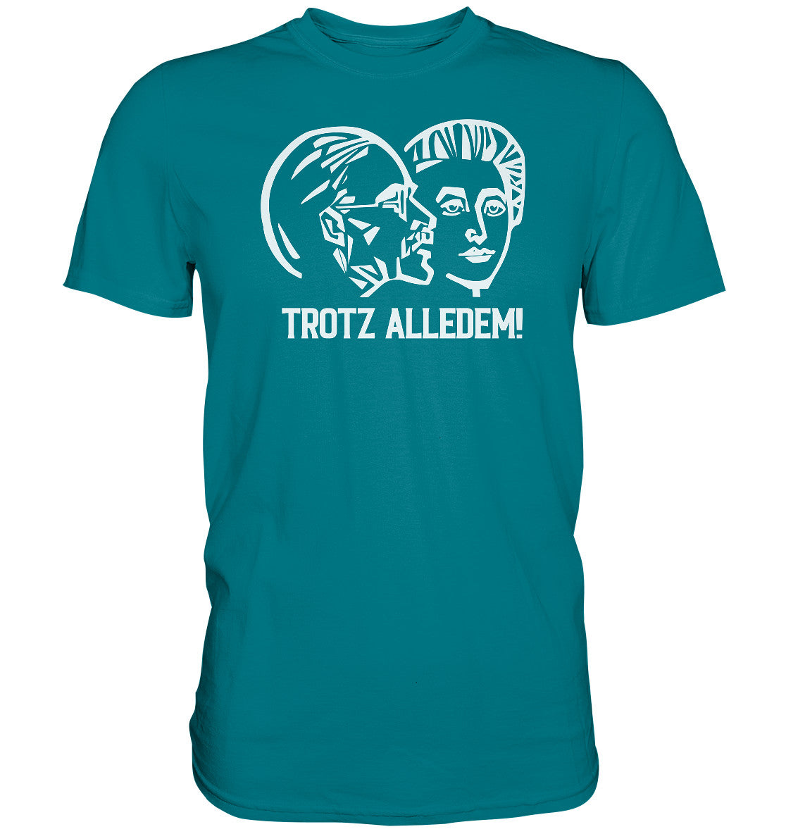 DDR Ostalgie Shirt Unisex • DDR STAATSRATSGEBÄUDE - TROTZ ALLEDEM!