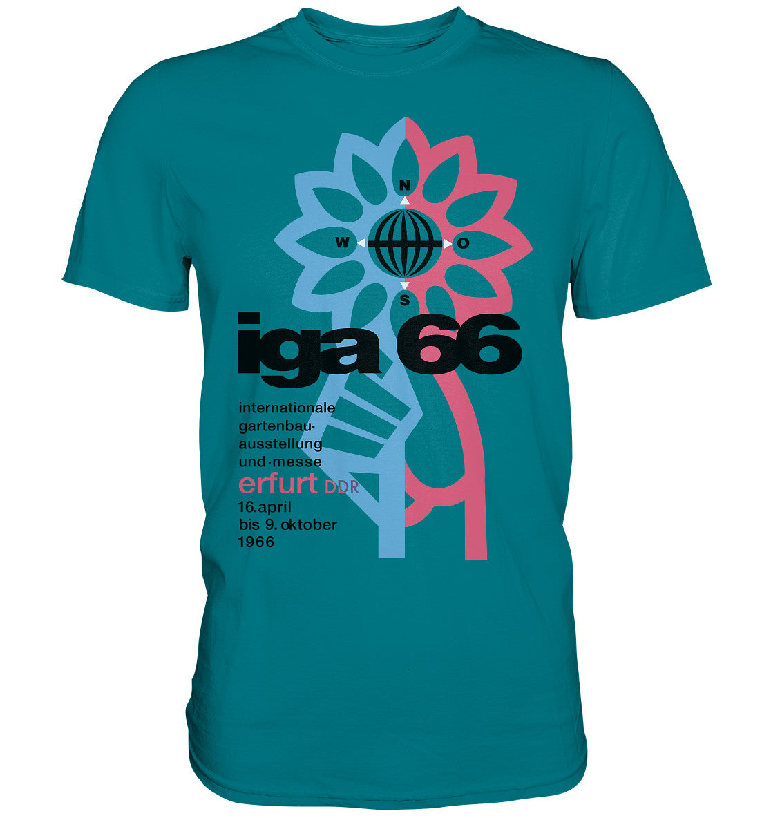 DDR Ostalgie Shirt Unisex • IGA ERFURT 1966