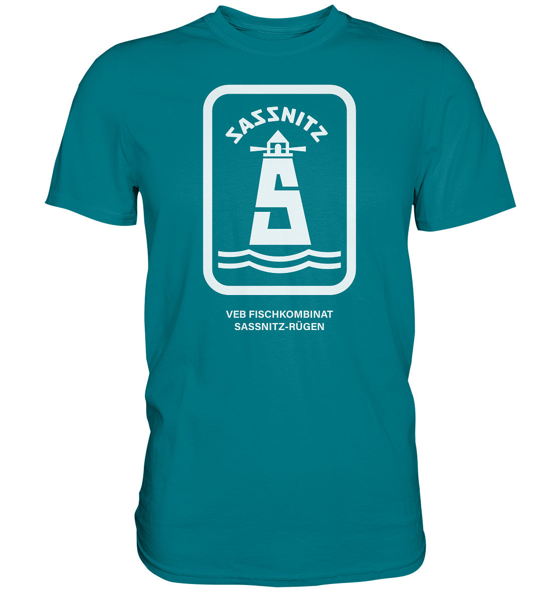 DDR Ostalgie Shirt Unisex • VEB FISCHKOMBINAT SASSNITZ-RÜGEN