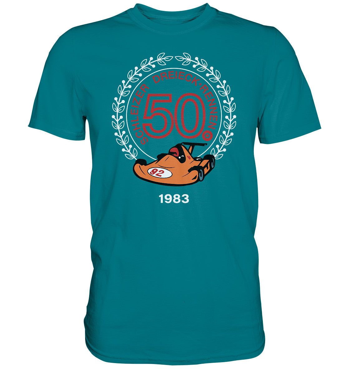 DDR Ostalgie Shirt Unisex • SCHLEIZER DREIECK-RENNEN 1983
