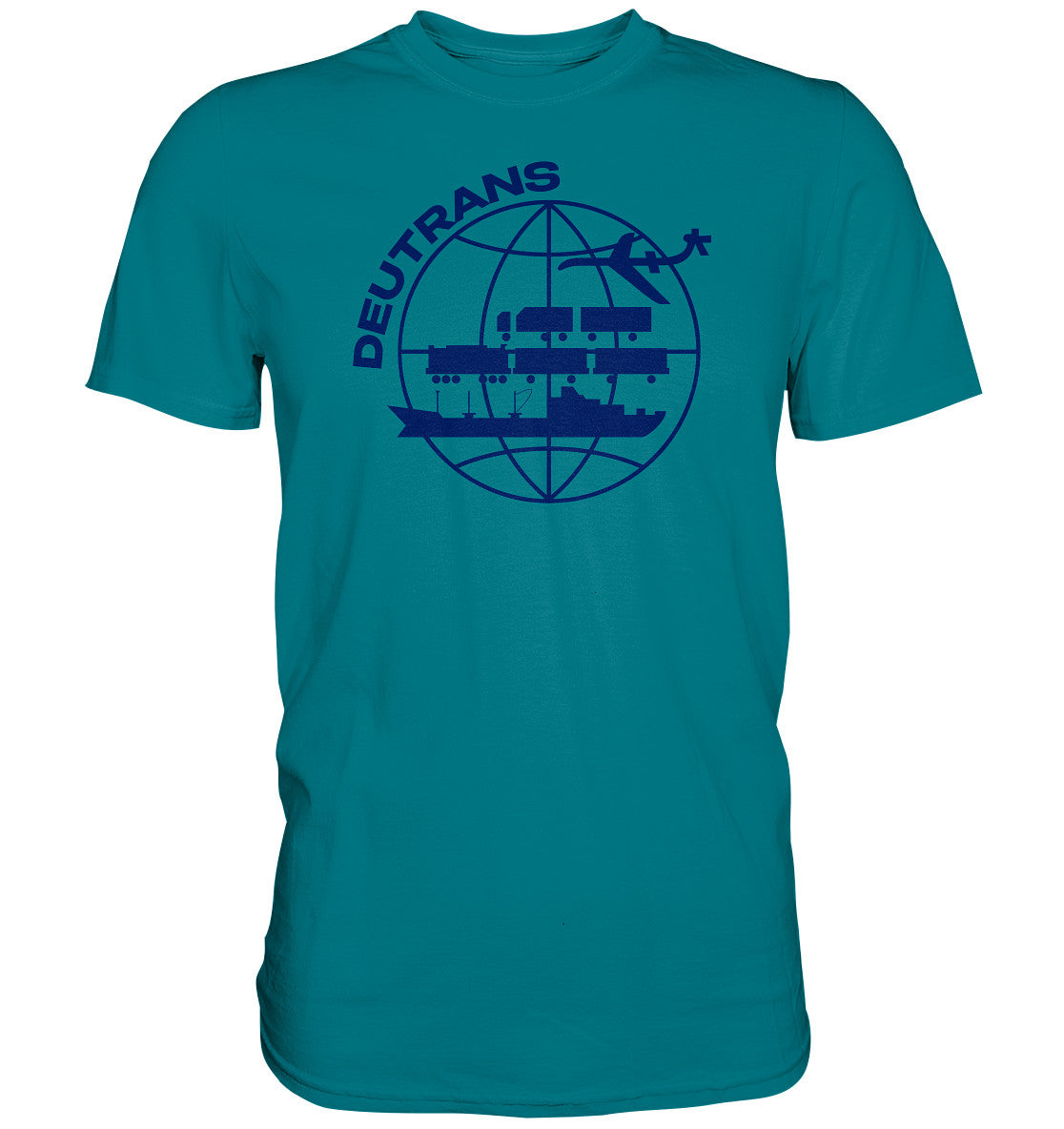 DDR Ostalgie Shirt Unisex • DEUTRANS - DEUTSCH-RUSSISCHE TRANSPORT-AKTIENGESELLSCHAFT
