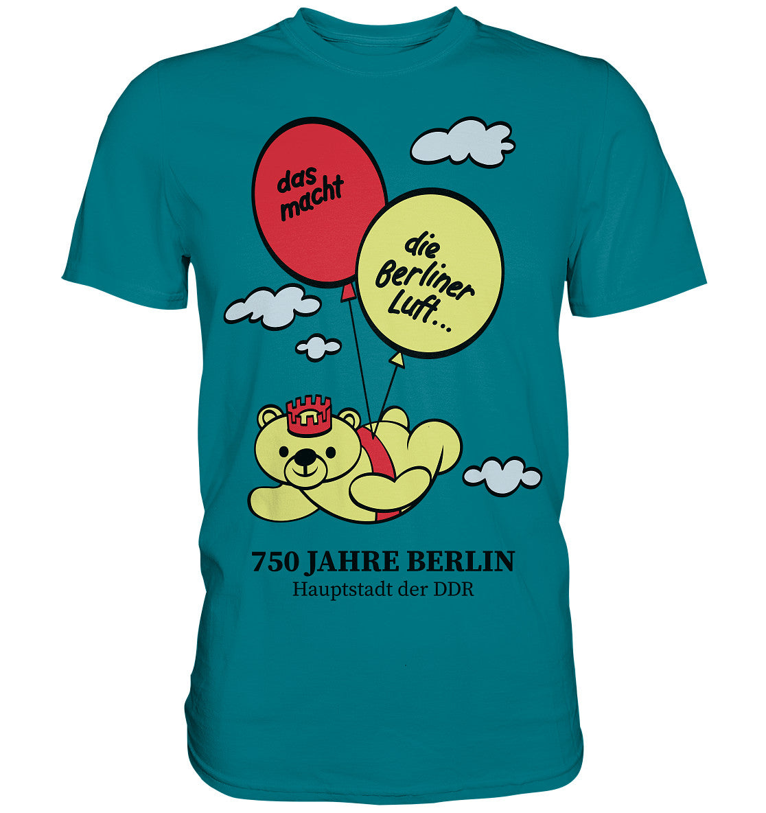 DDR Ostalgie Shirt Unisex • 750 JAHRE BERLIN