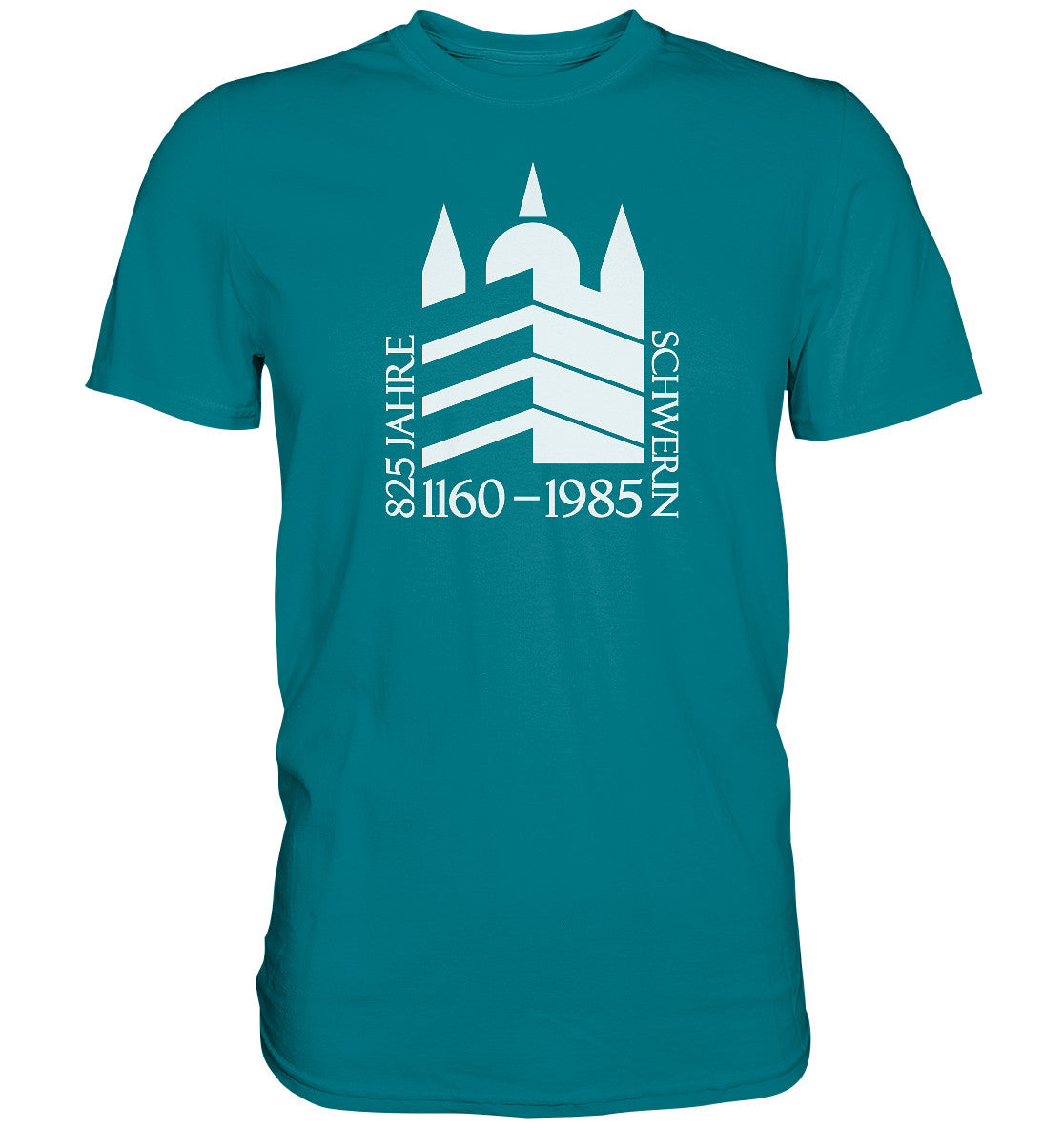 DDR Ostalgie Shirt Unisex • 825 JAHRE SCHWERIN - 1985
