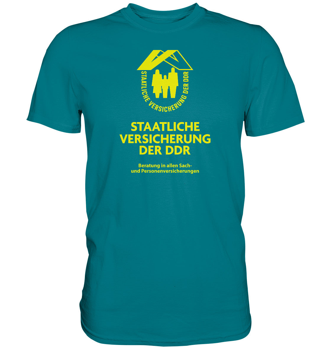 DDR Ostalgie Shirt Unisex • STAATLICHE VERSICHERUNG DER DDR