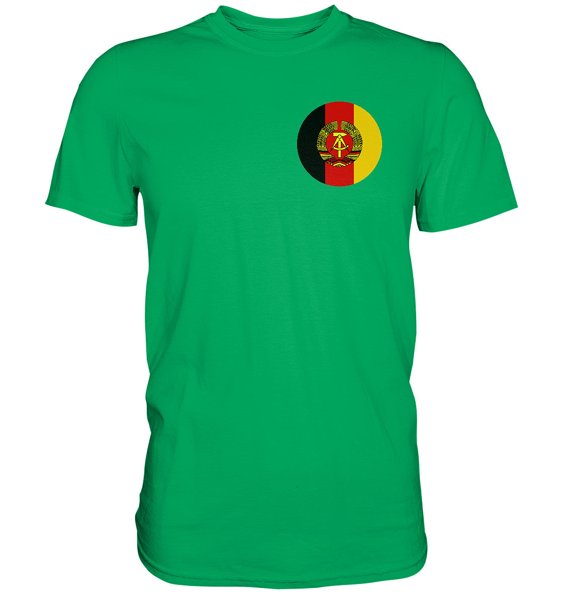 DDR Ostalgie Shirt Unisex • NVA - BRUST BADGE