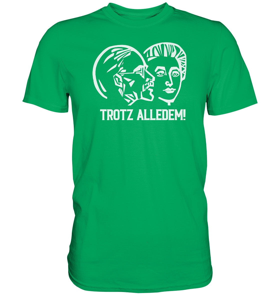 DDR Ostalgie Shirt Unisex • DDR STAATSRATSGEBÄUDE - TROTZ ALLEDEM!