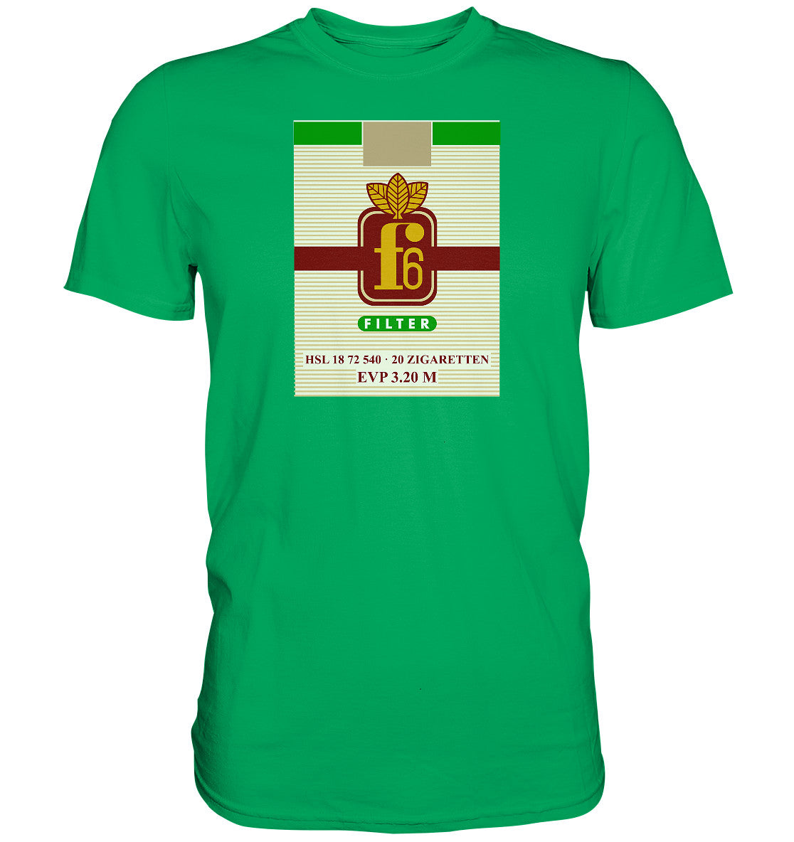 DDR Ostalgie Shirt Unisex • F6 FILTER ZIGARETTEN