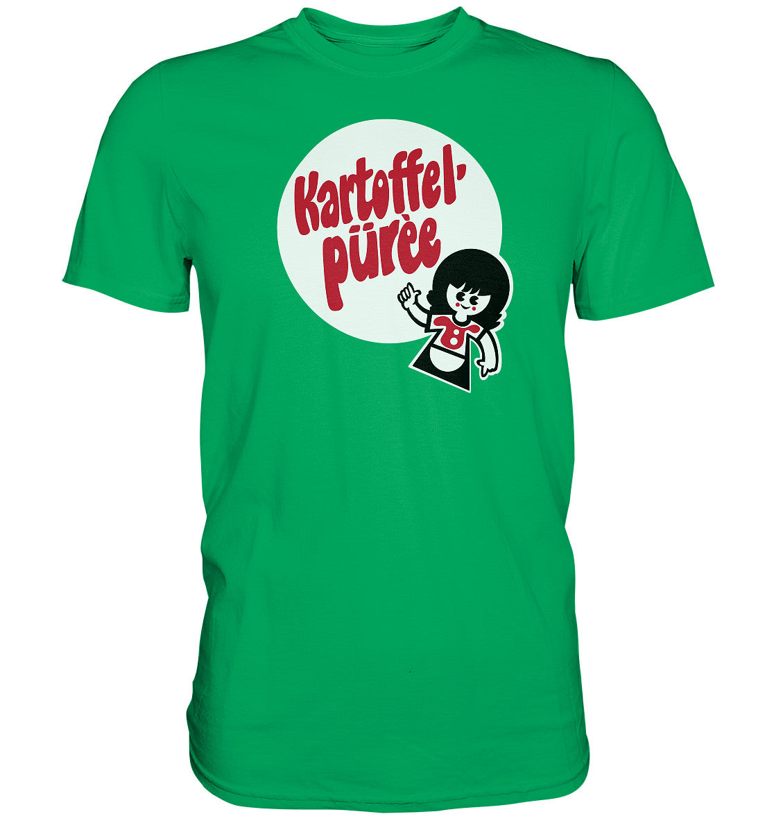 DDR Ostalgie Shirt Unisex • KARTOFFELPÜREE - VEB KARTOFFELVEREDLUNGSWERK HAGENOW
