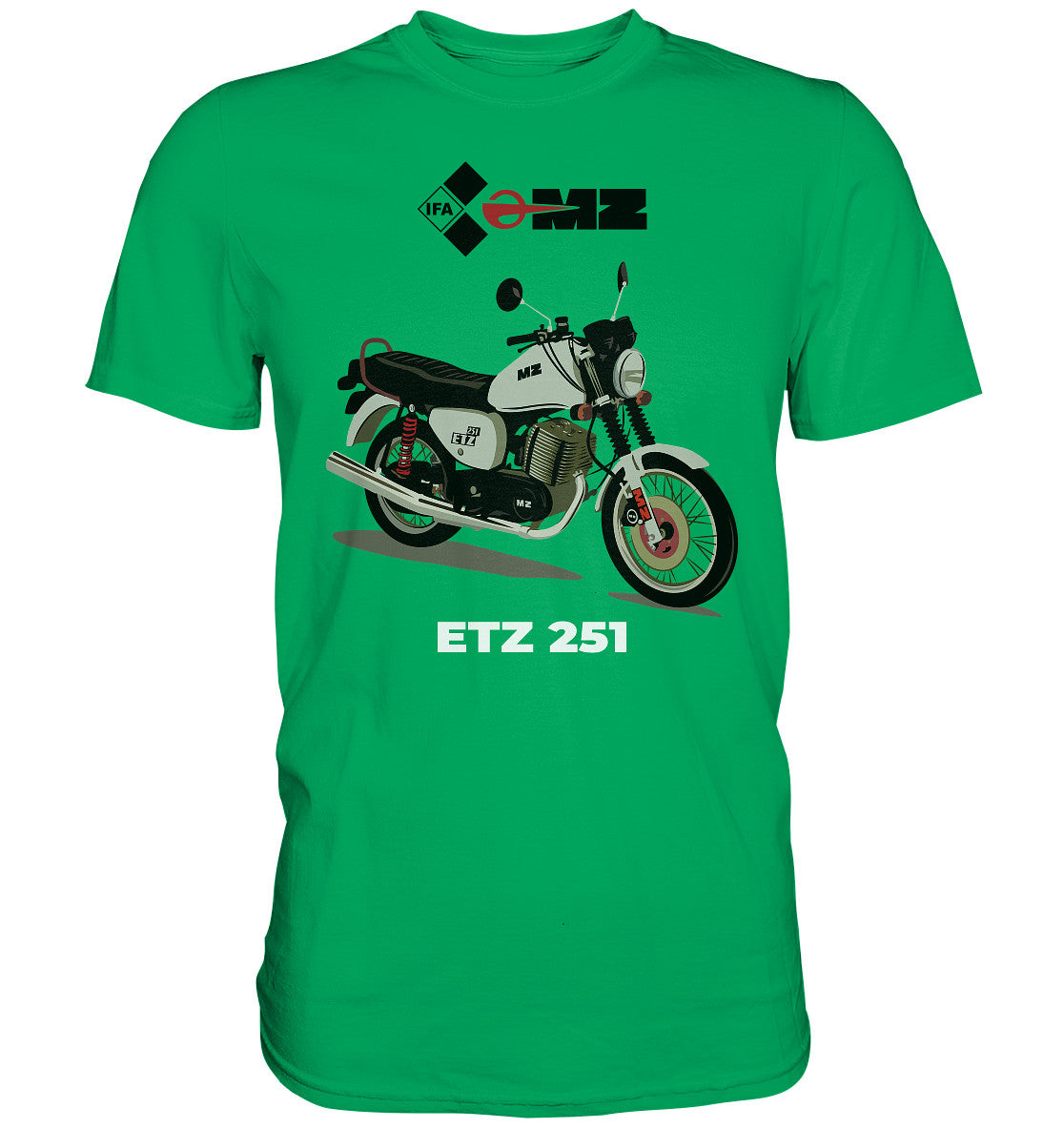 DDR Ostalgie Shirt Unisex • MZ ETZ 251 - ORIGINALWERBUNG