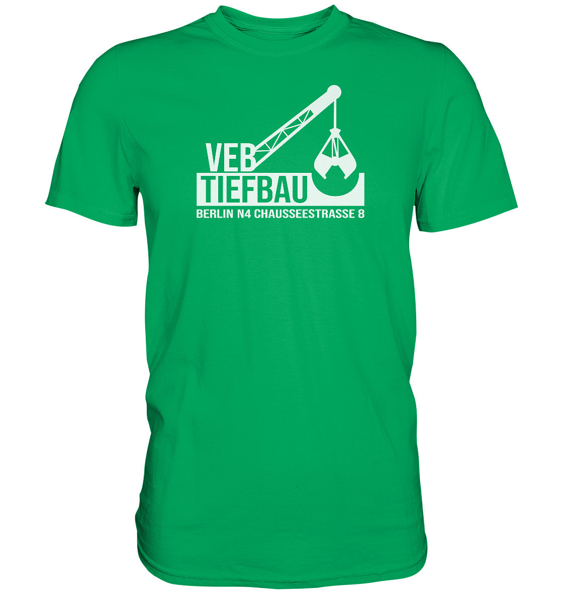 DDR Ostalgie Shirt Unisex • VEB TIEFBAU BERLIN