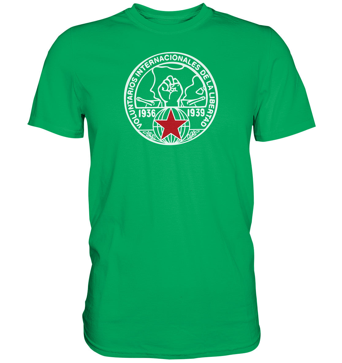 DDR Ostalgie Shirt Unisex • INTERNATIONALE BRIGADEN SPANIEN1936 - dunkel