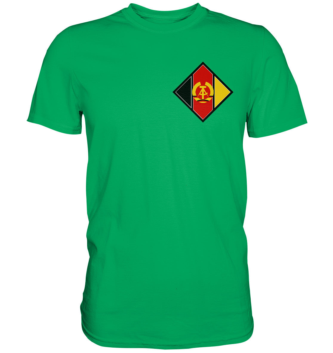 DDR Ostalgie Shirt Unisex • NVA LUFSTSTREITKRÄFTE - BRUST BADGE