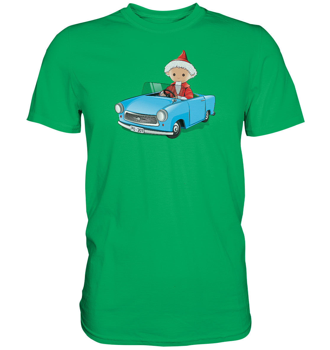 DDR Ostalgie Shirt Unisex • UNSER SANDMÄNNCHEN - TRABI-CRUISER (PU-201)