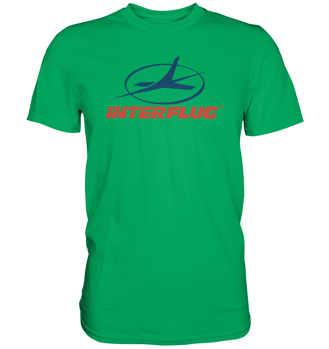 DDR Ostalgie Shirt Unisex • DDR INTERFLUG LOGO