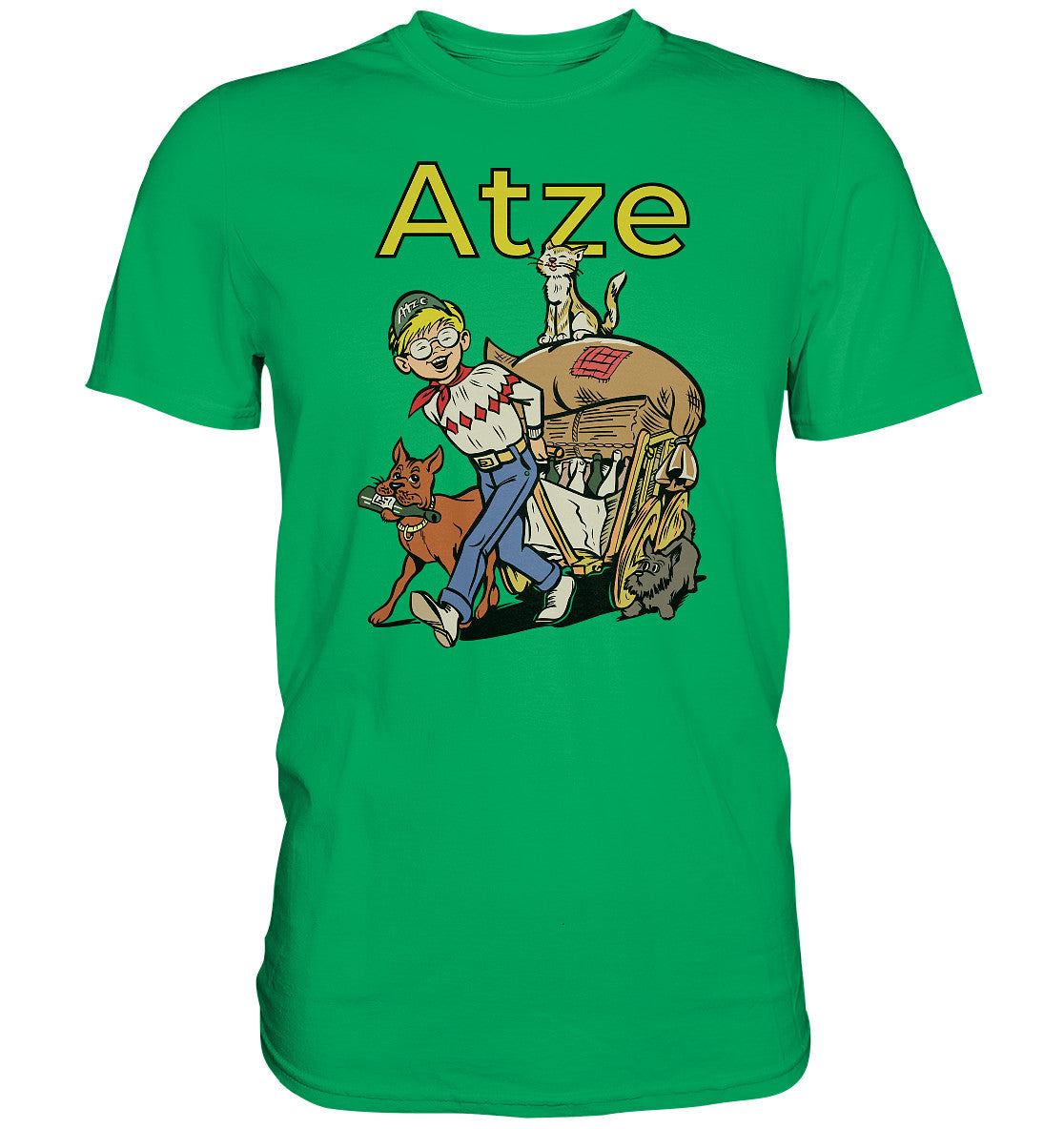 DDR Ostalgie Shirt Unisex • ATZE - TITEL ALTSTOFFE