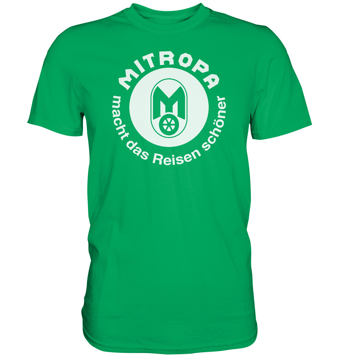 DDR Ostalgie Shirt Unisex • MITROPA MACHT DAS REISEN SCHÖNER - dunkel