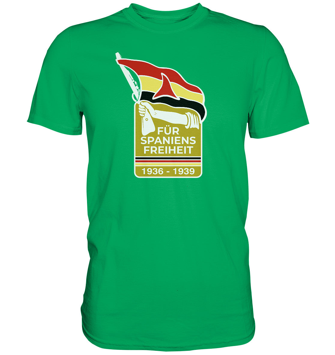 DDR Ostalgie Shirt Unisex • FÜR SPANIENS FREIHEIT - ABZEICHEN SPANIENKÄMPFER