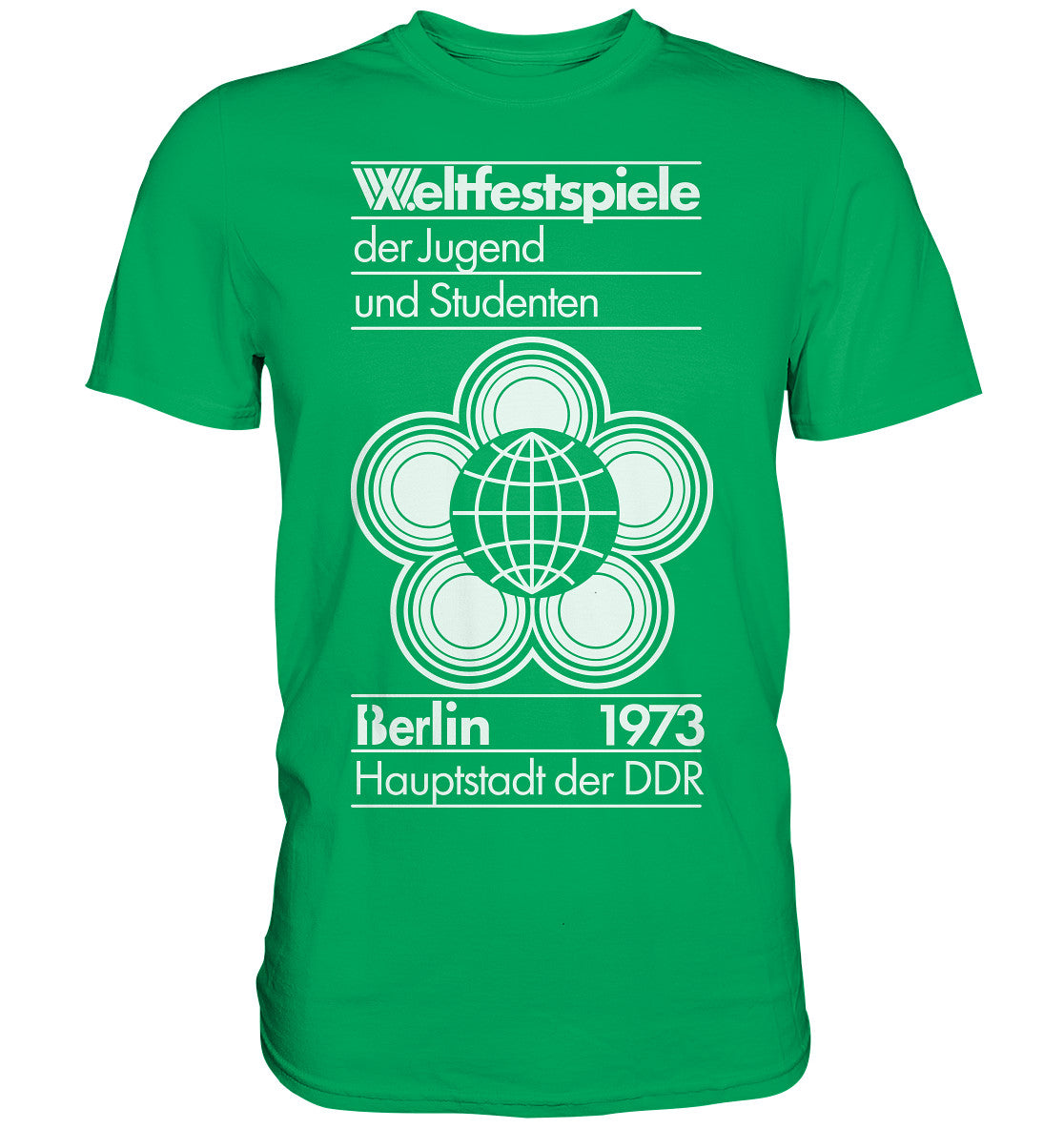 DDR Ostalgie Shirt Unisex • WELTFESTSPIELE BERLIN 1973 - PLAKATMOTIV