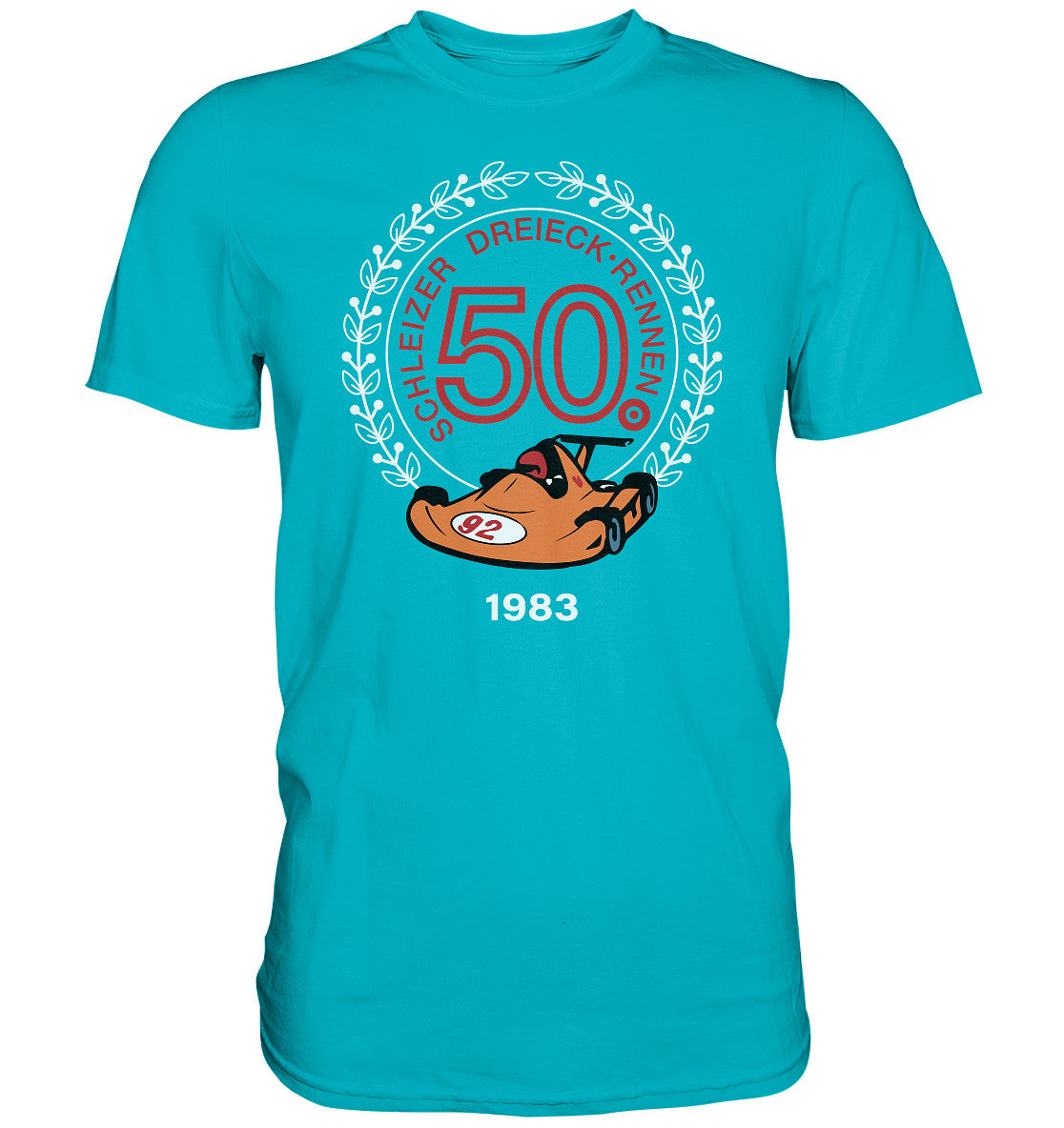 DDR Ostalgie Shirt Unisex • SCHLEIZER DREIECK-RENNEN 1983