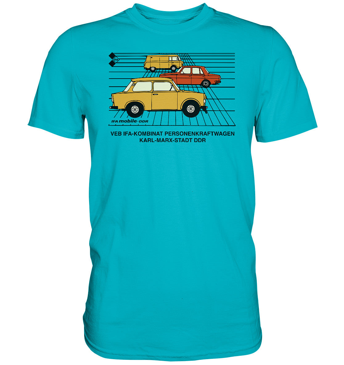 DDR Ostalgie Shirt Unisex • IFA MOBILE DDR - ORIGINALWERBUNG