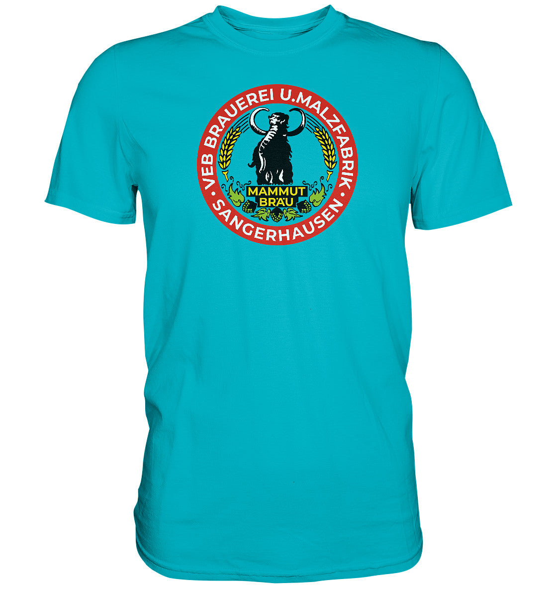 DDR Ostalgie Shirt Unisex • VEB BRAUEREI SANGERHAUSEN - MAMMUT BRÄU