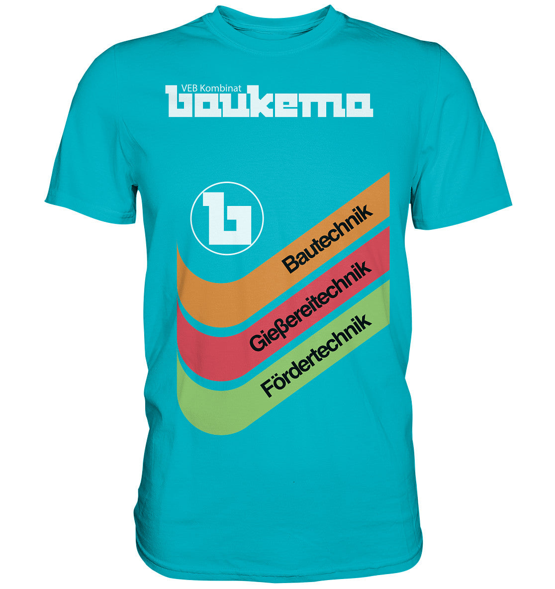 DDR Ostalgie Shirt Unisex • VEB KOMBINAT BAUKEMA
