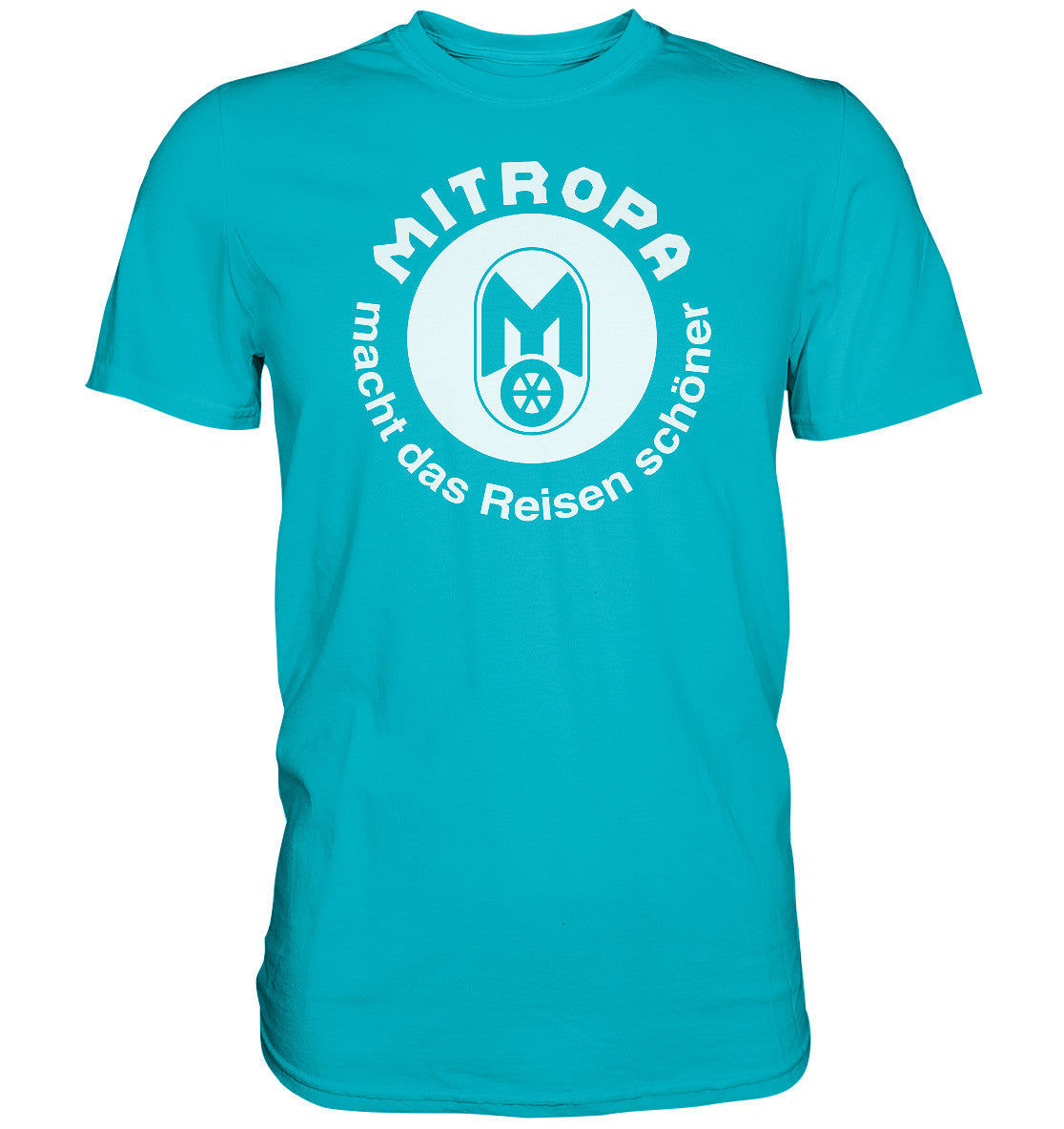 DDR Ostalgie Shirt Unisex • MITROPA MACHT DAS REISEN SCHÖNER - dunkel
