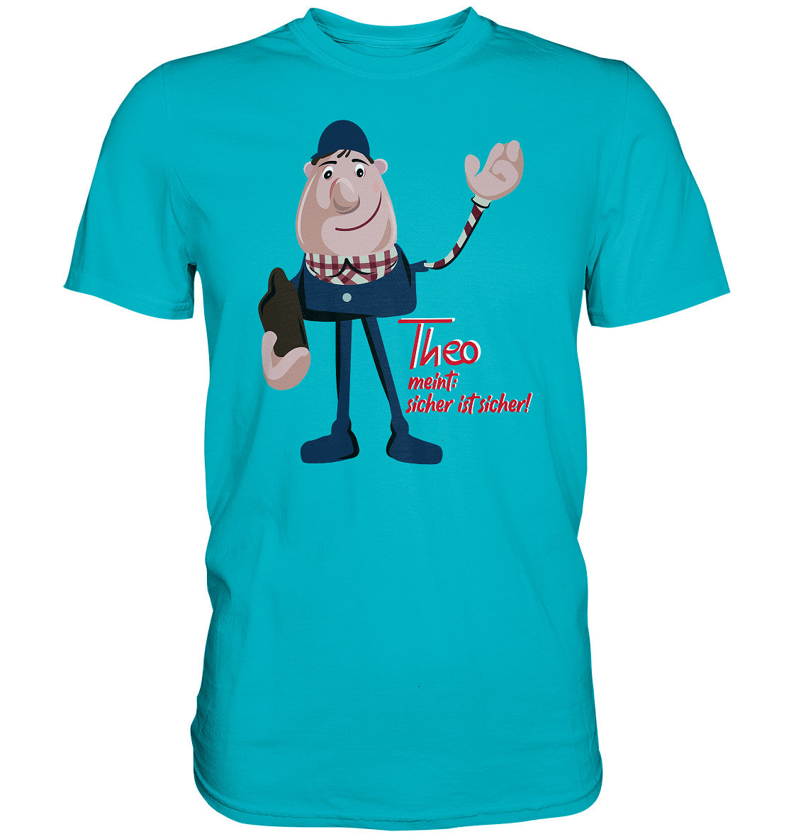 DDR Ostalgie Shirt Unisex • ARBEITSSCHUTZ THEO - SICHER IST SICHER