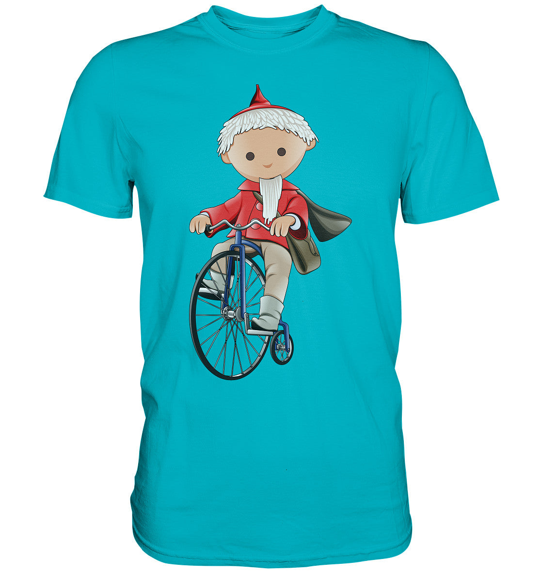 DDR Ostalgie Shirt Unisex • UNSER SANDMÄNNCHEN - AUF DEM HOCHRAD - ROT (PU-97, 1969)