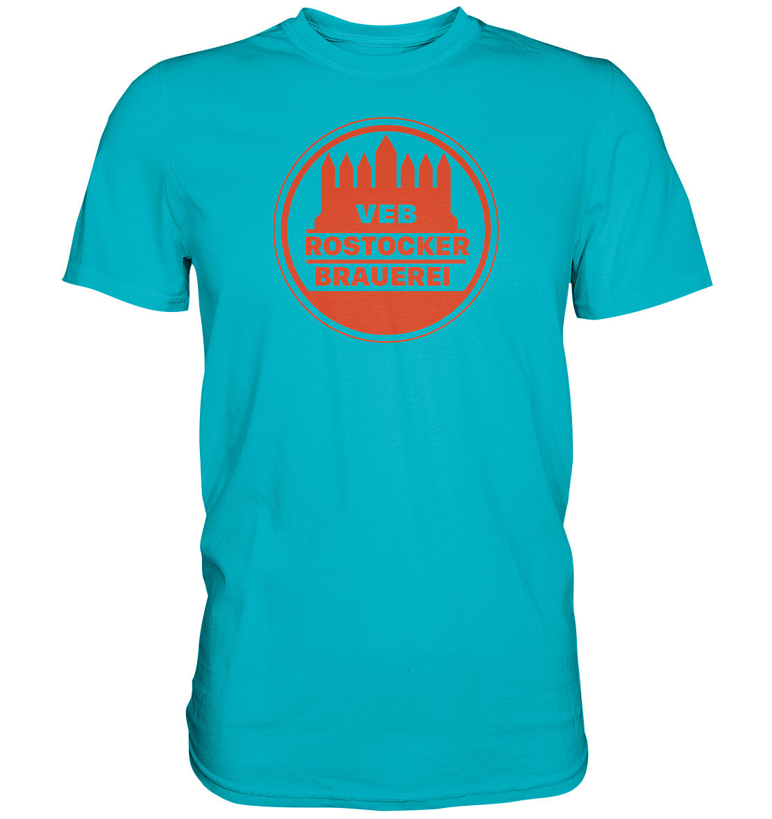 DDR Ostalgie Shirt Unisex • VEB ROSTOCKER BRAUEREI