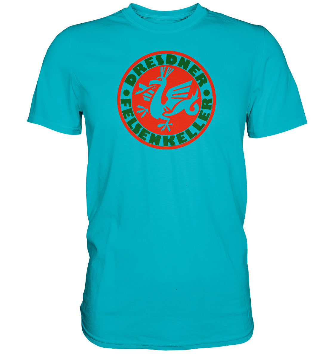 PREMIUM SHIRT UNISEX • VEB DRESDNER FELSENKELLER - BIERDECKEL