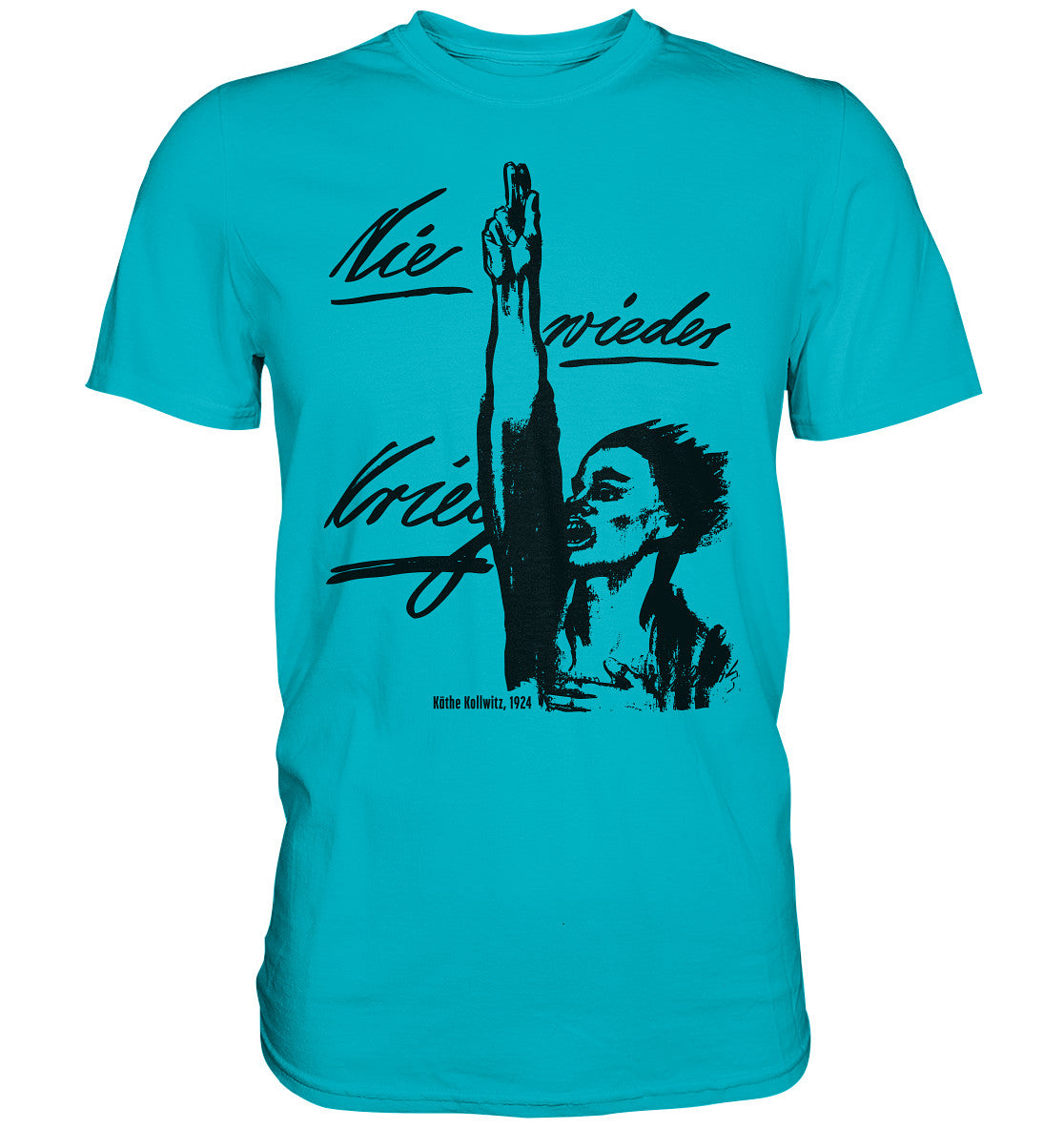 DDR Ostalgie Shirt Unisex • NIE WIEDER KRIEG - KÄTHE KOLLWITZ