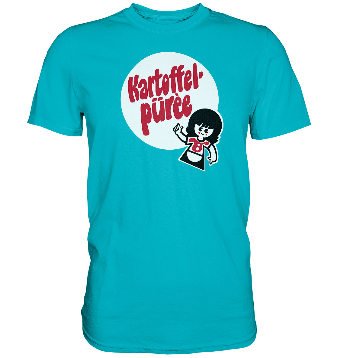 DDR Ostalgie Shirt Unisex • KARTOFFELPÜREE - VEB KARTOFFELVEREDLUNGSWERK HAGENOW