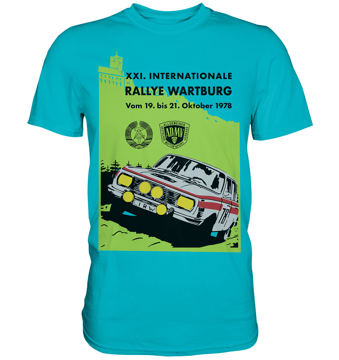 PREMIUM SHIRT UNISEX • INTERNATIONALE RALLYE WARTBURG - 1978
