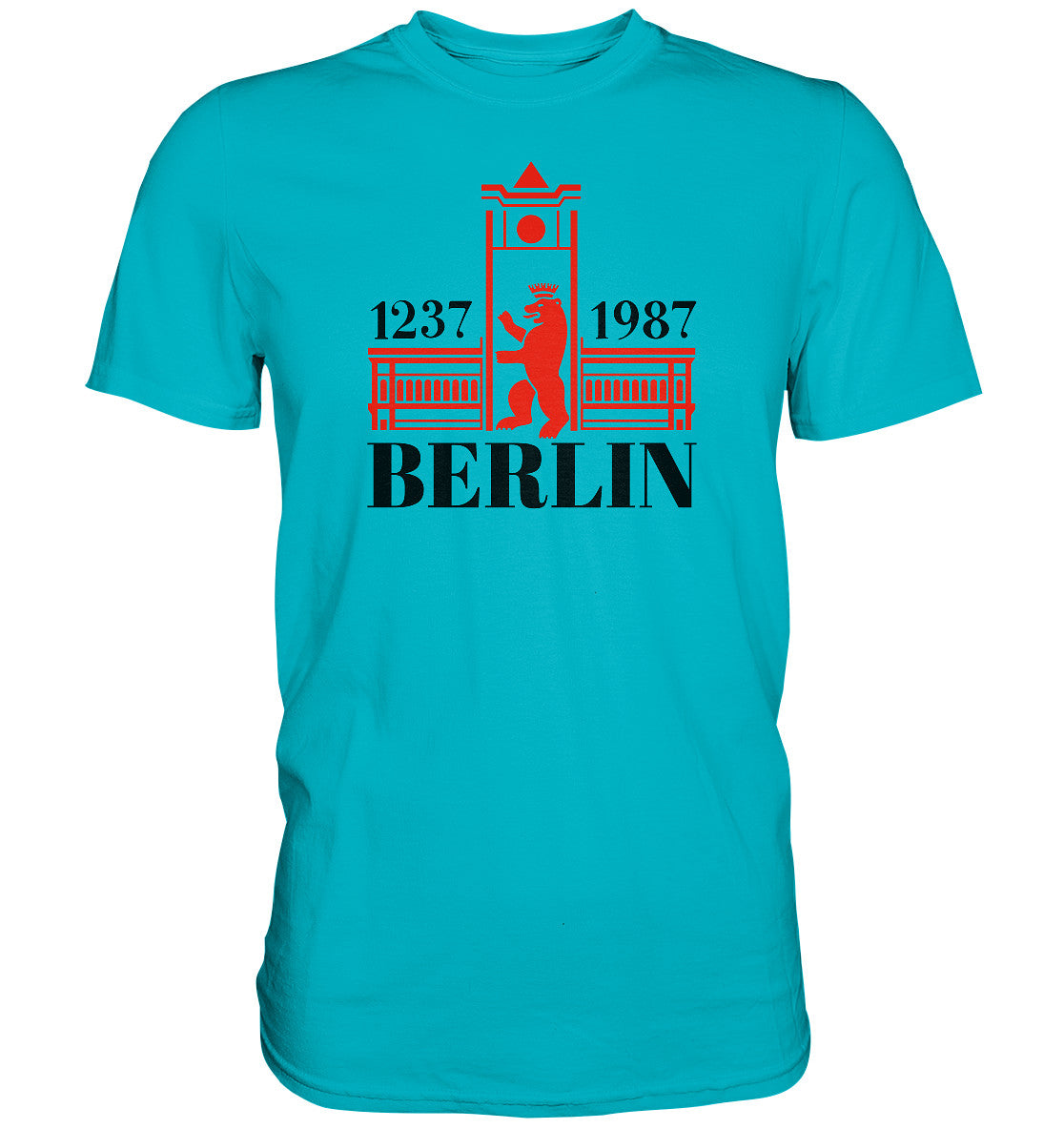 DDR Ostalgie Shirt Unisex • BERLIN 1237-1987