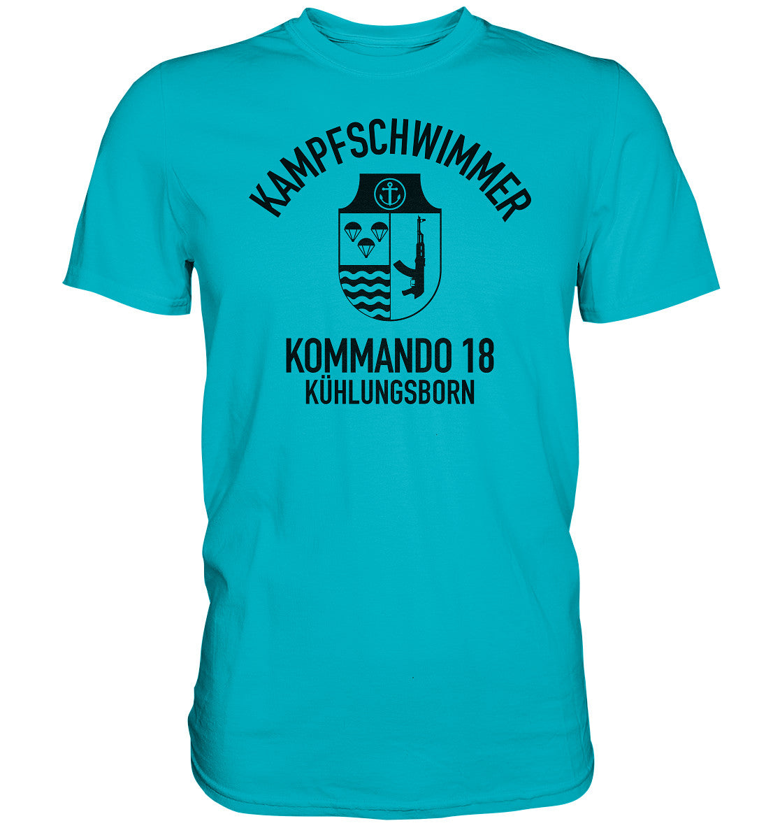 DDR Ostalgie Shirt Unisex • DDR KAMPFSCHWIMMER KÜHLUNGSBORN - hell