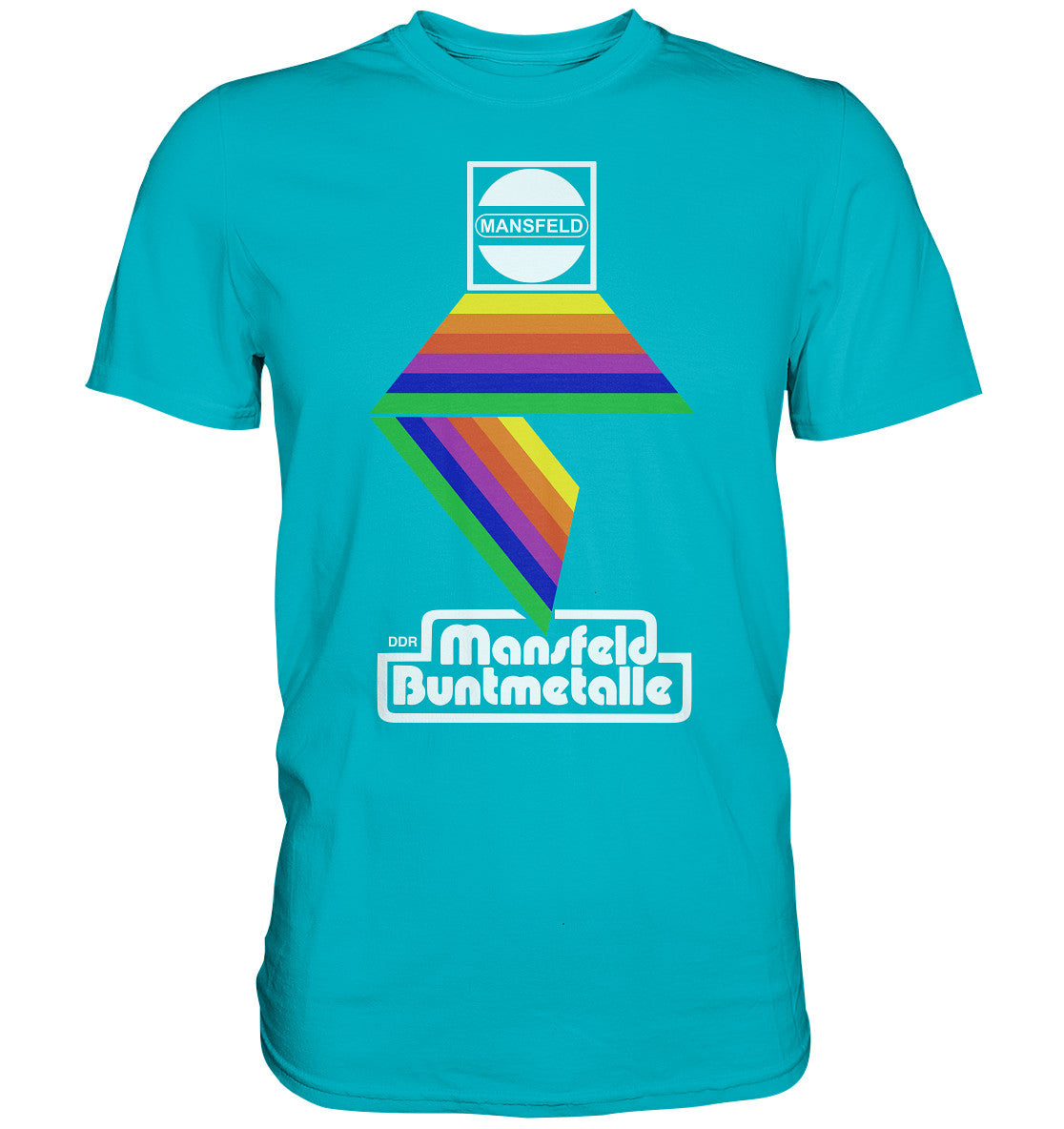 DDR Ostalgie Shirt Unisex • DDR MANSFELD BUNTMETALLE