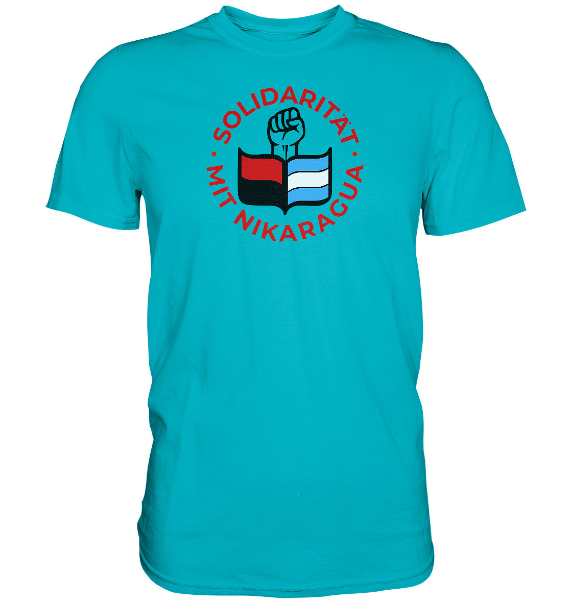 DDR Ostalgie Shirt Unisex • SOLIDARITÄT MIT NIKARAGUA