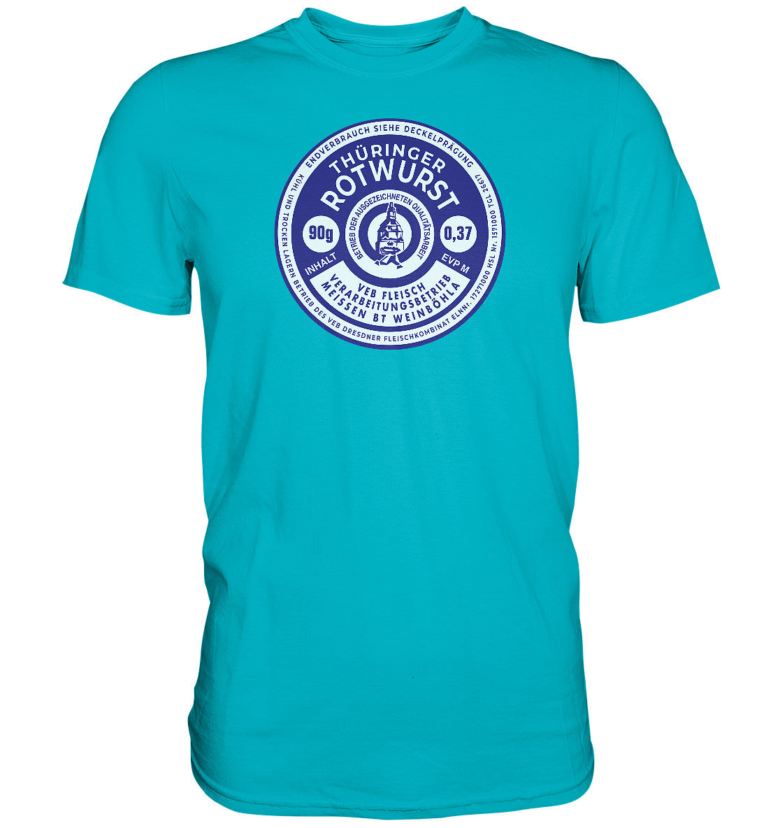DDR Ostalgie Shirt Unisex • THÜRINGER ROTWURST KONSERVE