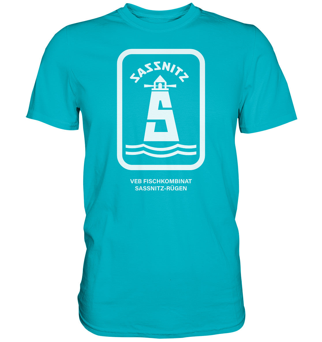 DDR Ostalgie Shirt Unisex • VEB FISCHKOMBINAT SASSNITZ-RÜGEN